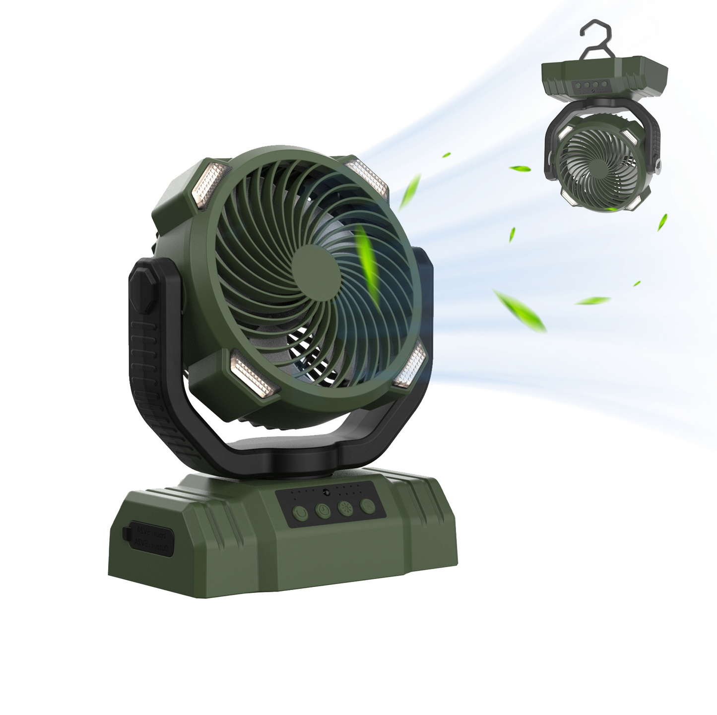 Camping Fan & Power Bank LED Light