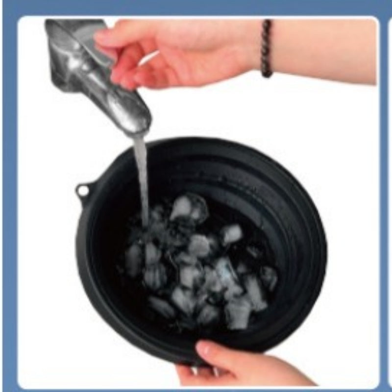Collapsible Silicone Ice Facial Basin
